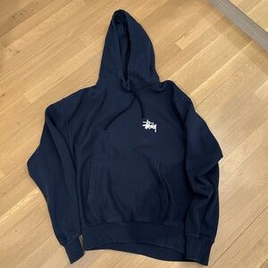 Stussy Men's Dark Blue Hoodie